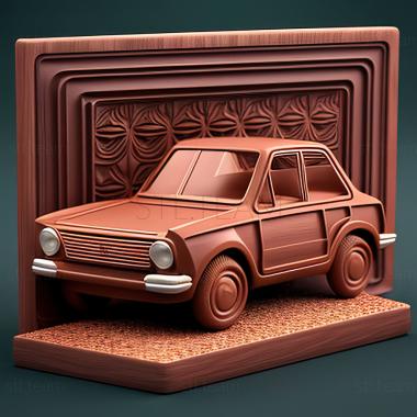 3D model Peugeot 204 (STL)